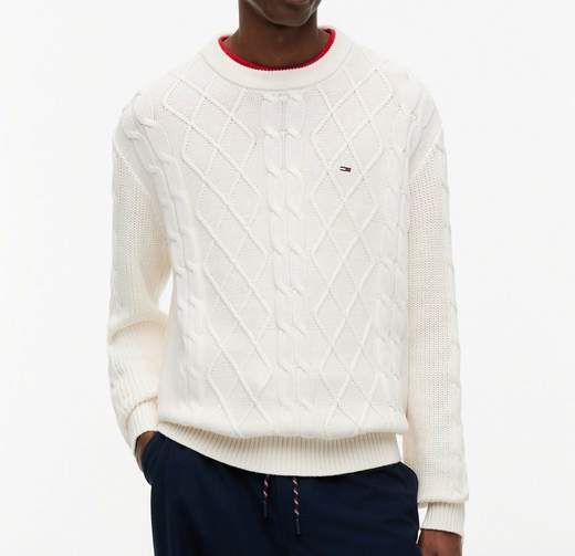 TOMMY JEANS DM0DM23405 BIANCO
