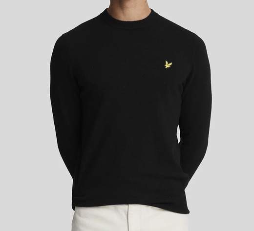 LYLE & SCOTT KN2110VC NERO A/I