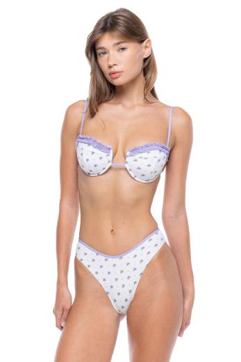 SAND Violet flower pois