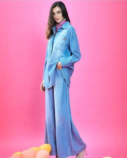 il the' delle 5 GARREL 78 CAMICIA DENIM