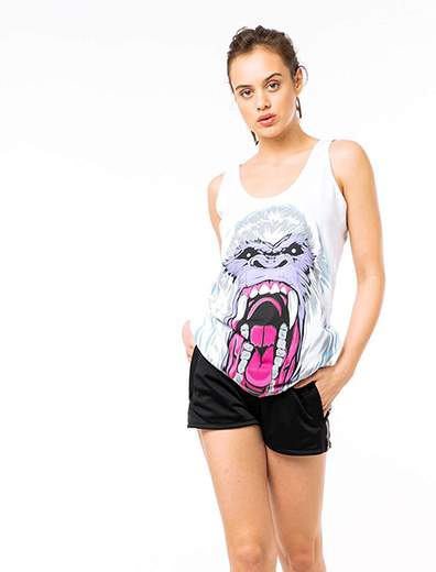 Dolly Noire Gorilla Tank Top Wo's