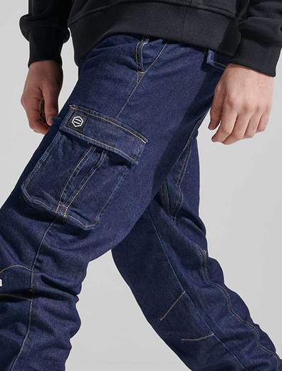 Dolly Noire Denim Pants Cargo Long