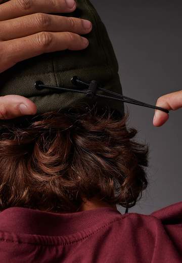 Dolly Noire Woven Label 5 Panel Ear Flap W24