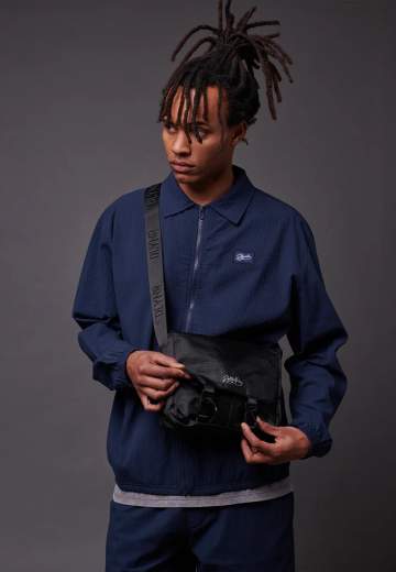 Dolly Noire Seersucker Polo Sweatshirt SS25