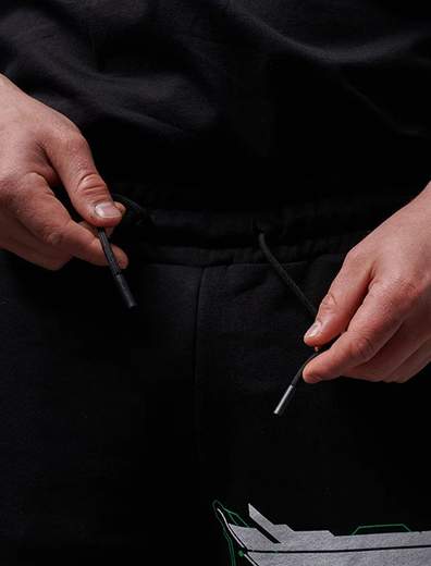 Dolly Noire DLYNR Cyber Letters Sweatshorts