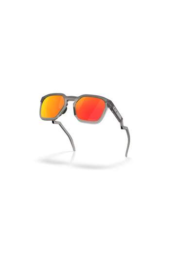 Oakley Hstn Sq Matte Grey Smoke Prizm Ruby