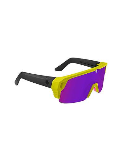 Spy Monolith 5050 Matte Neon Yellow Happy Bronze with purple Spectra Mirror W23