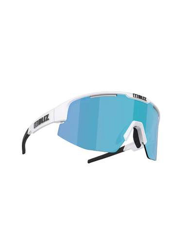 Bliz Matrix Small Matte White Blue Multi Lens