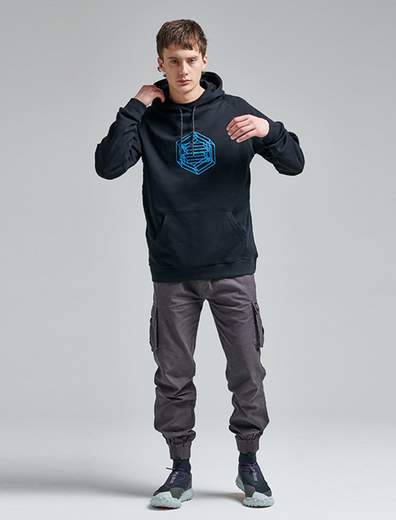 Dolly Noire Logo Wireframe Hoodie