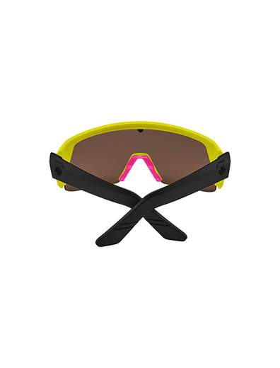 Spy Monolith 5050 Matte Neon Yellow Happy Bronze with purple Spectra Mirror W23