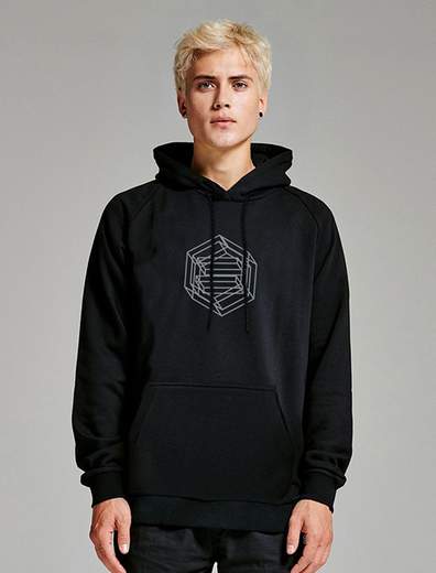 Dolly Noire Logo Wireframe Hoodie