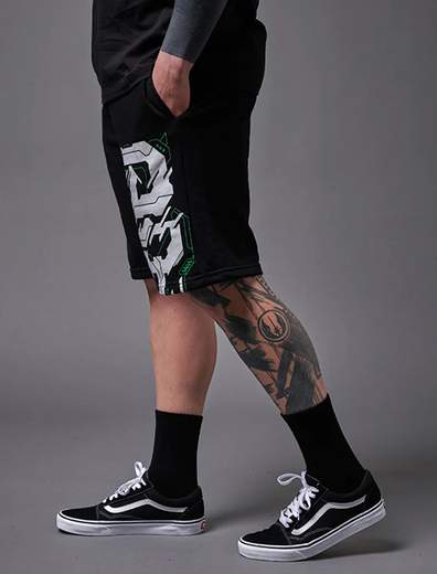 Dolly Noire DLYNR Cyber Letters Sweatshorts