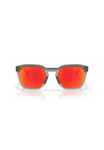 Oakley Hstn Sq Matte Grey Smoke Prizm Ruby