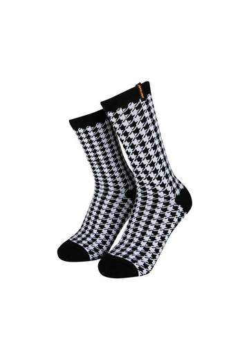 Santa Cruz Strip Houndstooth Socks W24