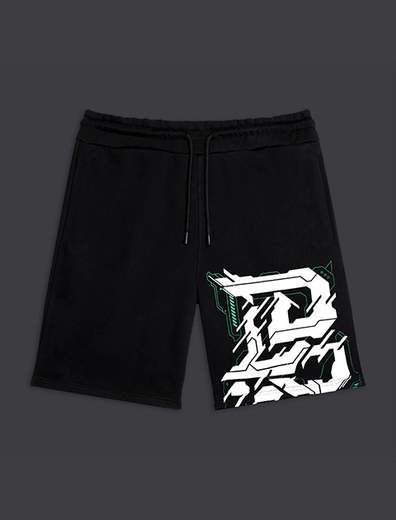 Dolly Noire DLYNR Cyber Letters Sweatshorts