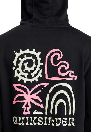 Quiksilver Screen Hoody Front & Back SS26