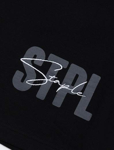 Staple Pigeon Script Embroidered Sweatshort SS23