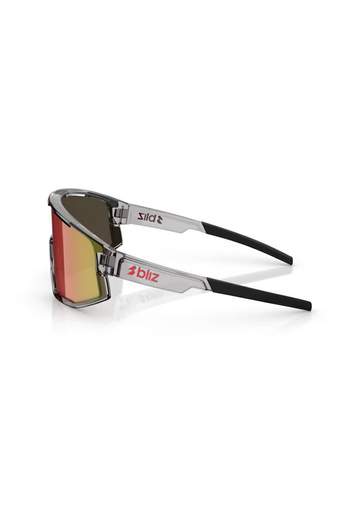 Bliz Fusion Transparent Dark Grey Red