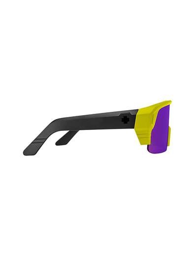 Spy Monolith 5050 Matte Neon Yellow Happy Bronze with purple Spectra Mirror W23