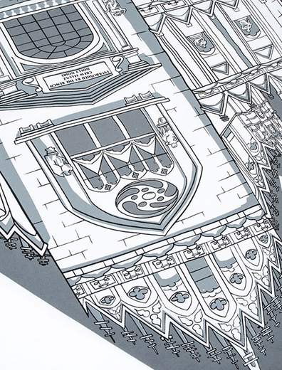 Dolly Noire Bench Duomo Rovesciato Tee