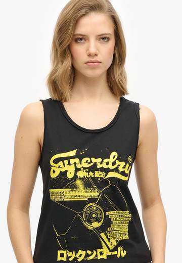 Superdry Punk Poster Scoop Neck Tank