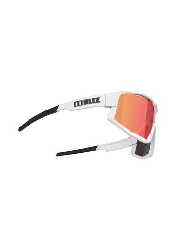 Bliz Fusion Matte White Red Multi Lens