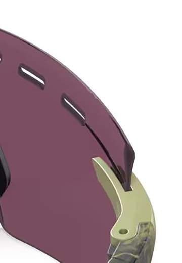 Oakley Encoder Strike Vented Fern Swirl Prizm Road Black Lens