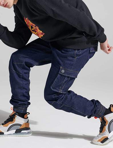 Dolly Noire Denim Pants Cargo Long