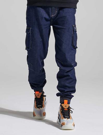 Dolly Noire Denim Pants Cargo Long