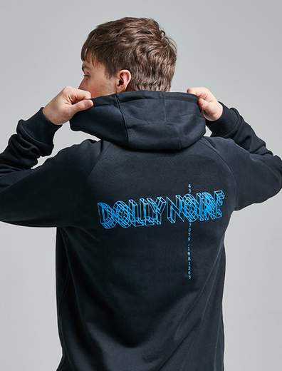 Dolly Noire Logo Wireframe Hoodie