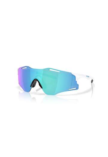 Oakley Cybr Zero Polished White Prizm Sapphire
