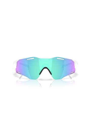 Oakley Cybr Zero Polished White Prizm Sapphire