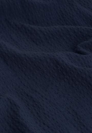 Dolly Noire Seersucker Polo Sweatshirt SS25