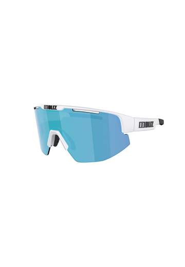 Bliz Matrix Small Matte White Blue Multi Lens