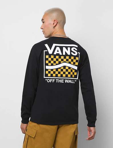 Vans Off The Wall Sidestripe Box Ls Tee