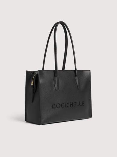 COCCINELLE, E1UAK110201: Borsa Shopping Coccinelle Myrtha in Pelle
