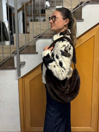 Rino & Pelle NAYLA, Crossbody ecofur bag