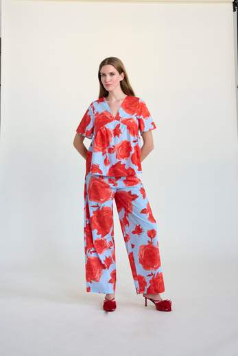 B.YU BY010246, Pantalone Barrel