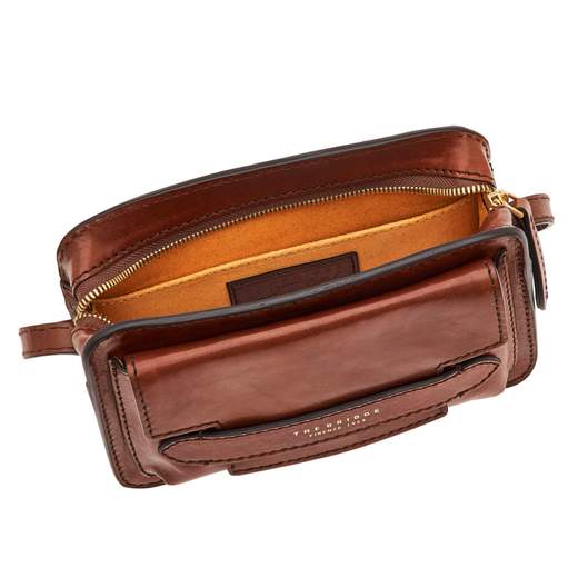 THE BRIDGE, 04190301, tracollina, mini bag, cuoio, made in italy