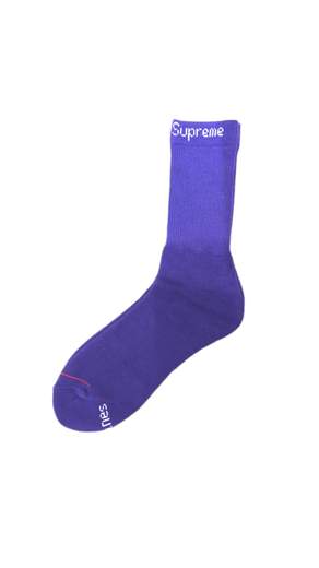 Supreme Calzini Unisex Adulto HANES CREW SOCKS