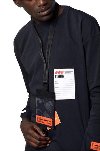 Heron Preston Porta Passaporto Unisex Adulto HMNF004F198160251000