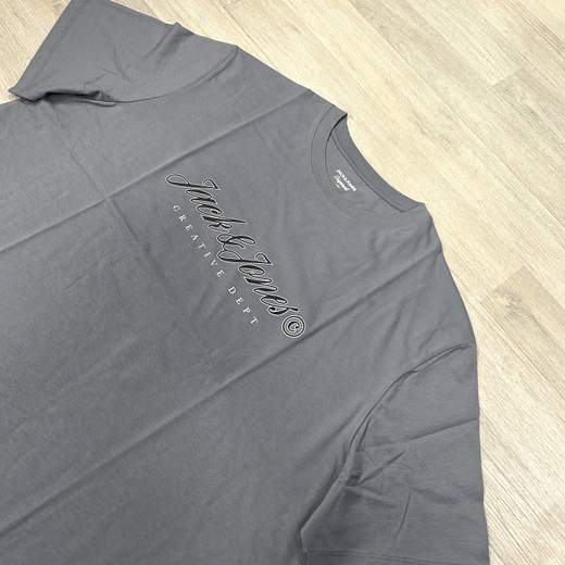 T-shirt da uomo in cotone con stampa frontale - Jack&Jones