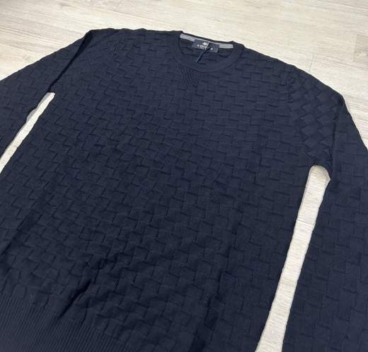 Maglione uomo Il Granchio invernale a girocollo con lavorazione a quadri