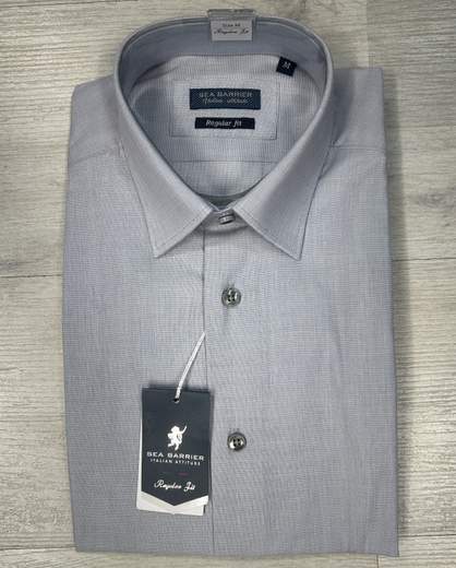 Camicia manica lunga 100% Cotone Sea Barrier articolo LAZZA