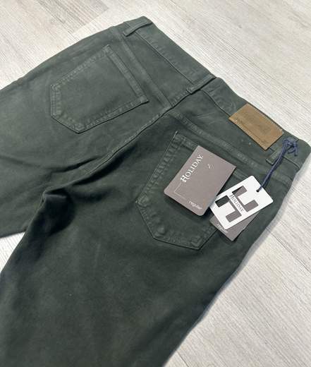 Pantaloni uomo in cakdo fustagno Holiday a vita alta Regular