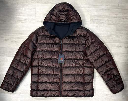 Giubbino reversibile invernale da uomo-Taglie grandi