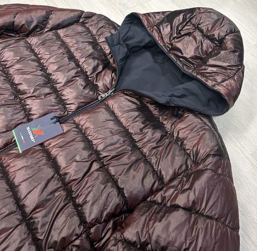 Giubbino reversibile invernale da uomo-Taglie grandi