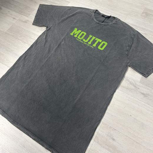 T-shirt uomo in cotone traspirante con stampa Mojito - Taglie Grandi Maxfort