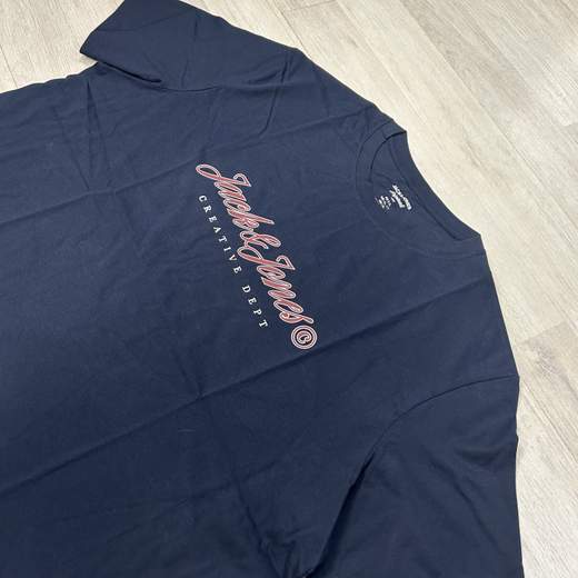 T-shirt da uomo in cotone con stampa frontale - Jack&Jones