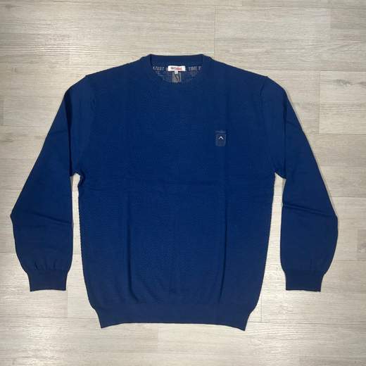 Maglione girocollo in misto lana- Taglie forti No Way Sport